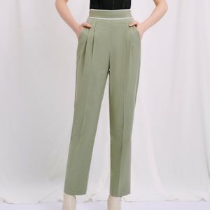 Petite Studio Sage Green Trousers